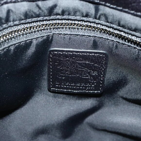 BURBERRY Hand Bag Nylon Leather 2way Black Auth ep3476 - Picture 10 of 16